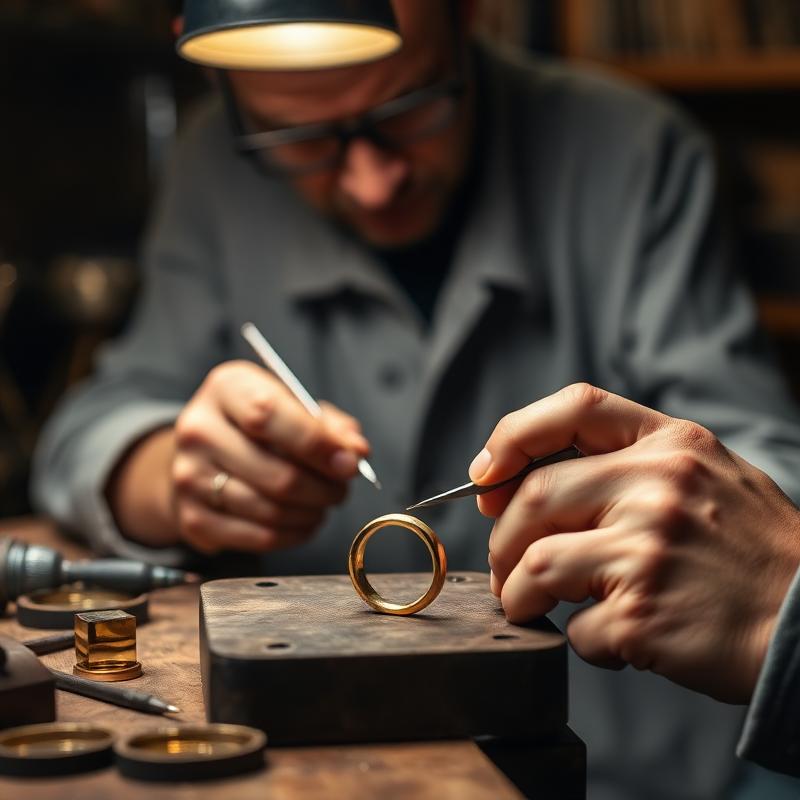 Perfekte Goldschmiedearbeit